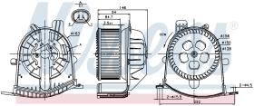 Nissens 87038 - VENTILADOR HAB.RENAULT SCENIC II(03