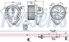  87039 - VENTILADOR HAB.VOLKSWAGEN LT(2D)(96