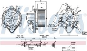 Nissens 87042 - VENTILADOR DE HABITÁCULO  CITROËN X