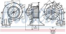 Nissens 87049 - VENTILADOR HAB.FIAT CROMA(194)(05-)