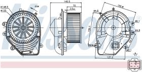 Nissens 87060 - VENTILADOR HAB.VOLKSWAGEN PASSAT B5