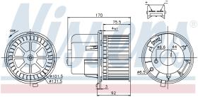  87061 - VENTILADOR HAB.FORD TRANSIT(EY)(94-