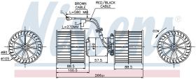 Nissens 87071 - VENTILADOR HAB.FORD SIERRA(CD)(83-)