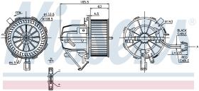 Nissens 87075 - VENTILADOR HAB.AUDI A 4/S 4(B8)(07-