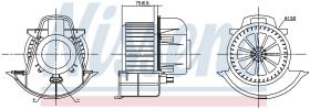 Nissens 87076 - VENTILADOR HAB.PORSCHE CAYENNE(9PA)