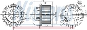 Nissens 87077 - VENTILADOR HAB.VOLKSWAGEN MULTIVAN(