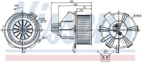 Nissens 87085 - VENTILADOR HAB.OPEL ZAFIRA B(05-)1.