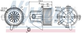 Nissens 87090 - VENTILADOR HAB.CITROEN C4 (LA.LC)(0