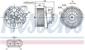 Nissens 87091 - VENTILADOR HAB.CITROEN C2(JM)(02-)1