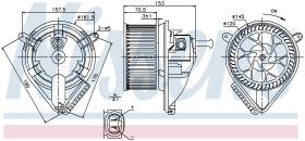  87095 - VENTILADOR HAB.VOLKSWAGEN LT(2D)(96