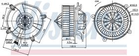 Nissens 87103 - VENTILADOR HAB.MERCEDES E-CLASS W 2