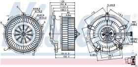 Nissens 87119 - VENTILADOR HAB.ROLLS ROYCE PHANTOM