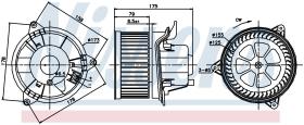  87122 - VENTILADOR HAB.FORD TRANSIT CONNECT