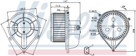 Nissens 87128 - VENTILADOR HAB.FIAT DUCATO(230)(94-