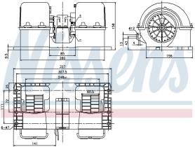 Nissens 87132 - VENTILADOR HAB.VOLVO FH 12 (93-)460