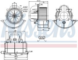 Nissens 87139 - VENTILADOR HAB.PORSCHE CAYENNE(9PA)