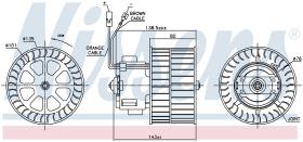 Nissens 87143 - VENTILADOR HAB.OPEL TIGRA A(94-)1.4