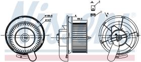 Nissens 87145 - VENTILADOR HAB.MERCEDES ATEGO(98-)2