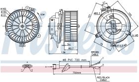 Nissens 87153 - VENTILADOR HAB.MERCEDES E-CLASS W 1