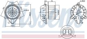 Nissens 87171 - VENTILADOR HAB.CITROEN BERLINGO (M)