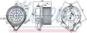 Nissens 87175 - VENTILADOR HAB.PEUGEOT 306(7_.N_)(9