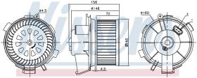 Nissens 87181 - VENTILADOR HAB.PEUGEOT 206(2)(98-)2