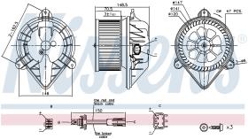 Nissens 87183 - VENTILADOR HAB.RENAULT SCENIC I(96-