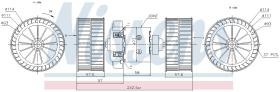 Nissens 87191 - VENTILADOR HAB.MERCEDES ACTROS MP1(