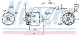 Nissens 87195 - VENTILADOR HAB.SCANIA 3-SERIES(87-)