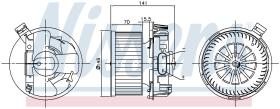 Nissens 87209 - VENTILADOR HAB.NISSAN NV 200(M20_)(