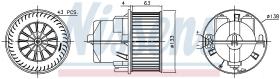  87223 - VENTILADOR HAB.VOLVO V60(10-)2.0 T