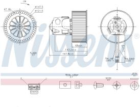 Nissens 87240 - VENTILADOR HAB.BMW 6 F06-F12-F13(09