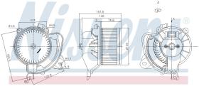 Nissens 87243 - VENTILADOR HAB.FIAT PUNTO III(199)(