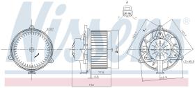 Nissens 87248 - VENTILADOR HAB.OPEL MERIVA B(10-)1.