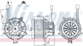 Nissens 87264 - VENTILADOR HAB.OPEL CASCADA(13-)1.4