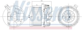 Nissens 87267 - VENTILADOR DE HABITÁCULO  RENAULT T