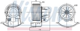 Nissens 87271 - VENTILADOR HAB.VOLKSWAGEN MULTIVAN(