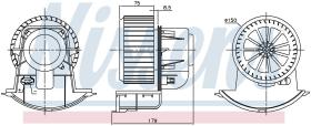 Nissens 87272 - VENTILADOR HAB.VOLKSWAGEN MULTIVAN(