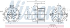 Nissens 87281 - VENTILADOR HAB.CITROEN C5(RD.TD)(08