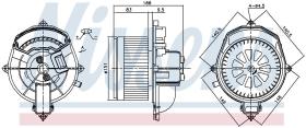 Nissens 87288 - VENTILADOR HAB.CITROEN C4 PICASSO (