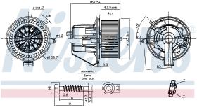 Nissens 87294 - VENTILADOR HAB.CITROEN C4 CACTUS(14