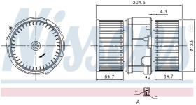 Nissens 87357 - VENTILADOR HAB.RENAULT FLUENCE(08-)