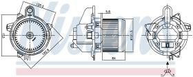 Nissens 87359 - VENTILADOR HAB.RENAULT CLIO IV(13-)