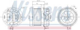 Nissens 87383 - VENTILADOR HAB.RENAULT MEGANE II(02