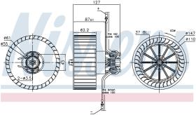 Nissens 87402 - VENTILADOR HAB.FIAT DUCATO(230)(94-