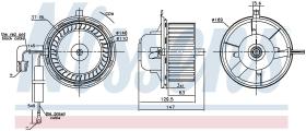 Nissens 87404 - VENTILADOR HAB.VOLKSWAGEN GOLF III(