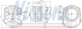 Nissens 87430 - VENTILADOR HAB.MERCEDES B-CLASS W 2