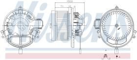 Nissens 87431 - VENTILADOR HAB.BMW 4 F32-F33-F36-F8