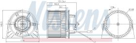 Nissens 87443 - VENTILADOR HAB.VAUXHALL VECTRA B(95