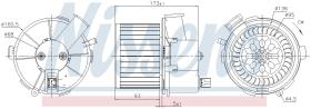 Nissens 87482 - VENTILADOR HAB.PEUGEOT 307(3_)(00-)